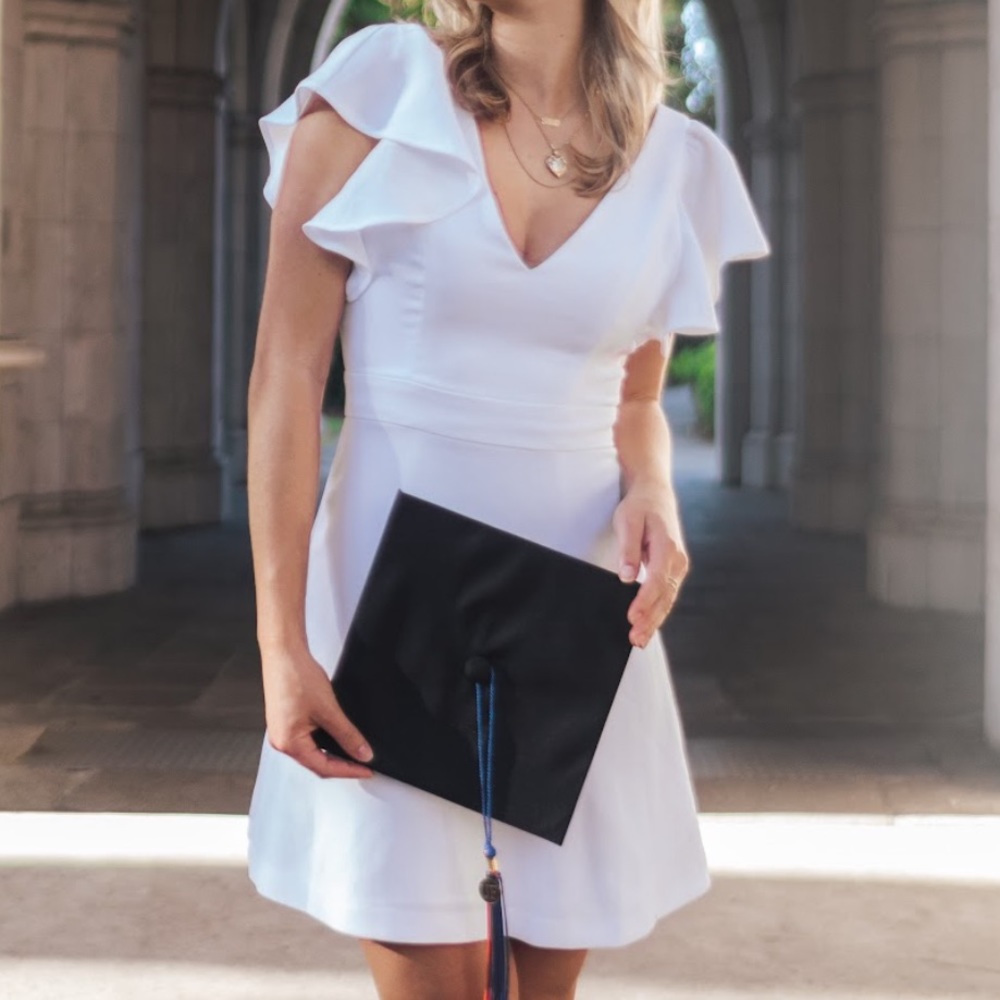 NWT BCBG White dress
